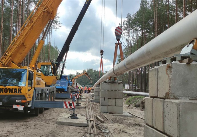 Zdjęcie dźwigu - Usługi dźwigowe Mońki
