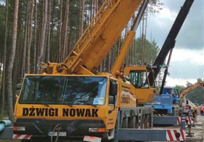 Zdjęcie dźwigu - Usługi dźwigowe Płońsk